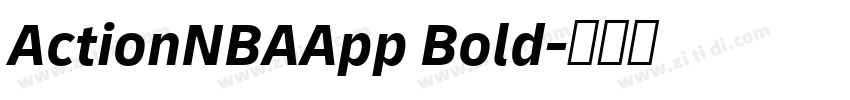ActionNBAApp Bold字体转换 ActionNBAApp Bold字体转换